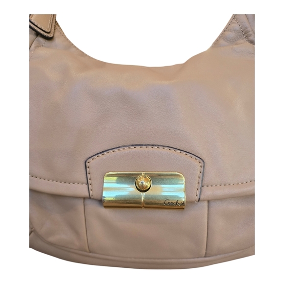 Coach Kristin Tan Leather Hobo Crossbody Shoulderbag - Picture 8 of 16